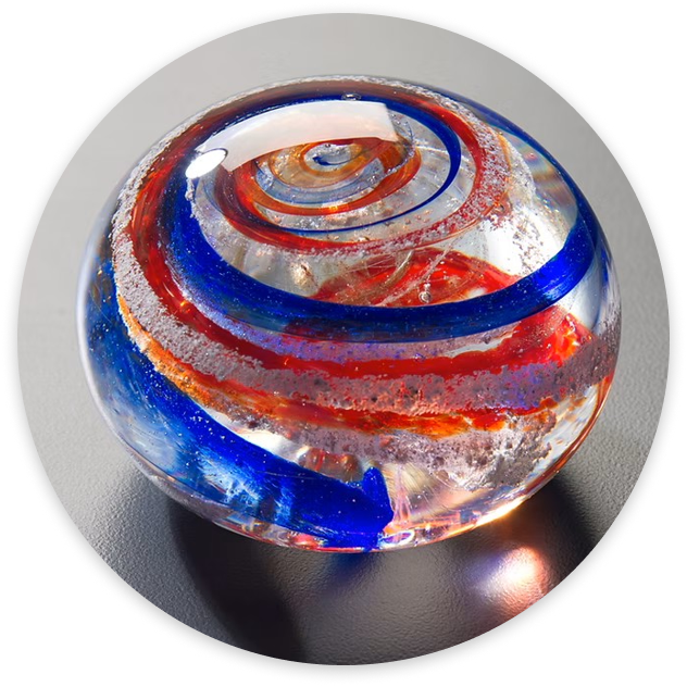 Glass Memorial Ord Keepsake