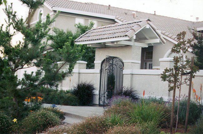 Front Gate of Residential Home — Fairfield, CA — J S L Landscaping & Maintenance Inc.