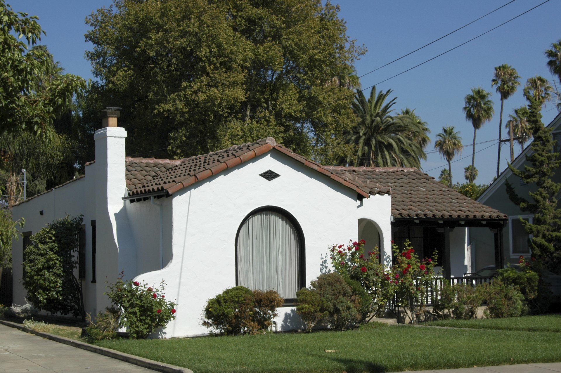 Spanish colonial revival bungalow