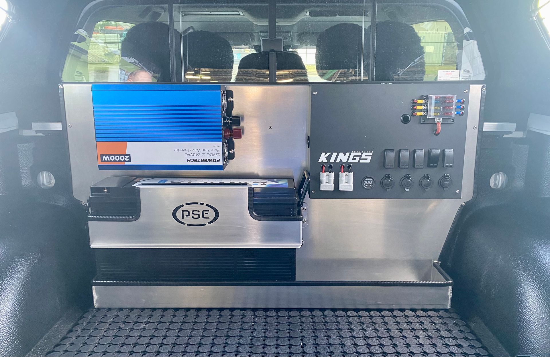 The back of a truck with a king 's electrical panel  — PSE Stainless Steel Fabrications in Manunda, QLD