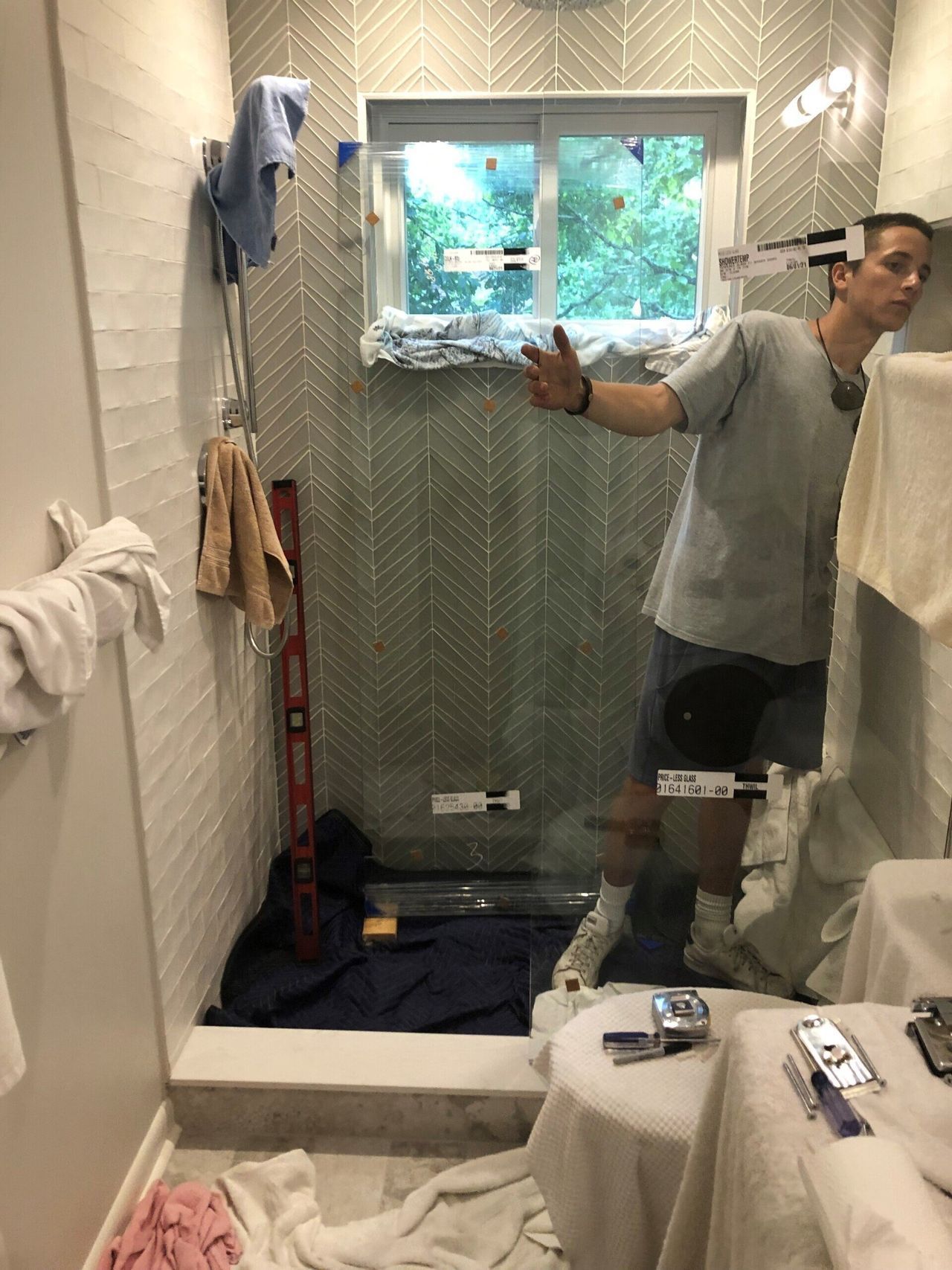 Installing Glass Shower Enclosure