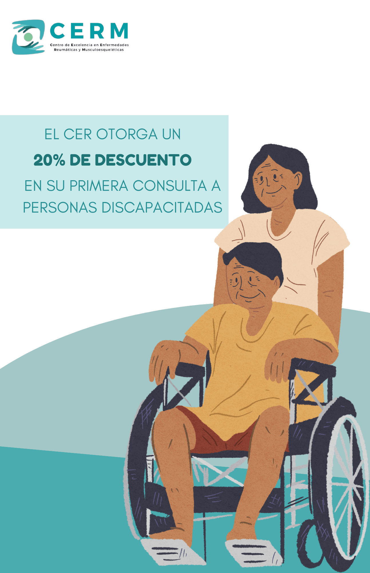 20% de descuento para personas discapacitadas