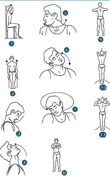 Ejercicios columna cervical