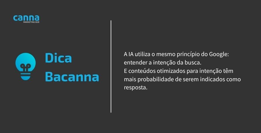Como aparecer no ChatGPT? Guia completo para empresas B2B. Dica Bacanna