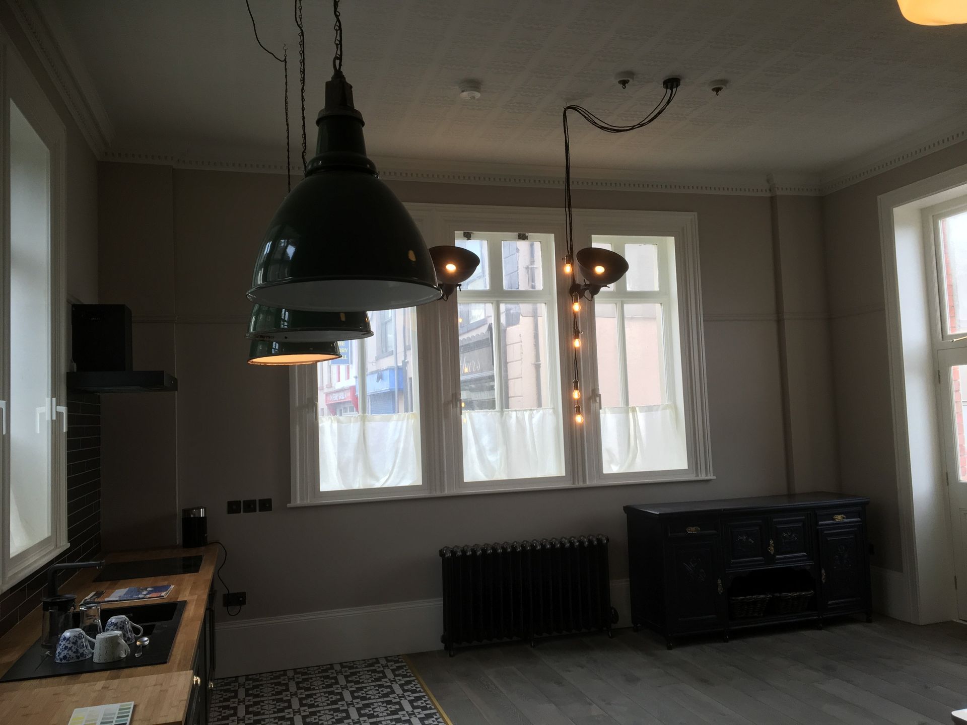 new kitchen in listed building