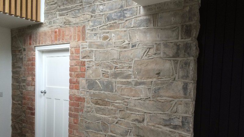 wall in new extension