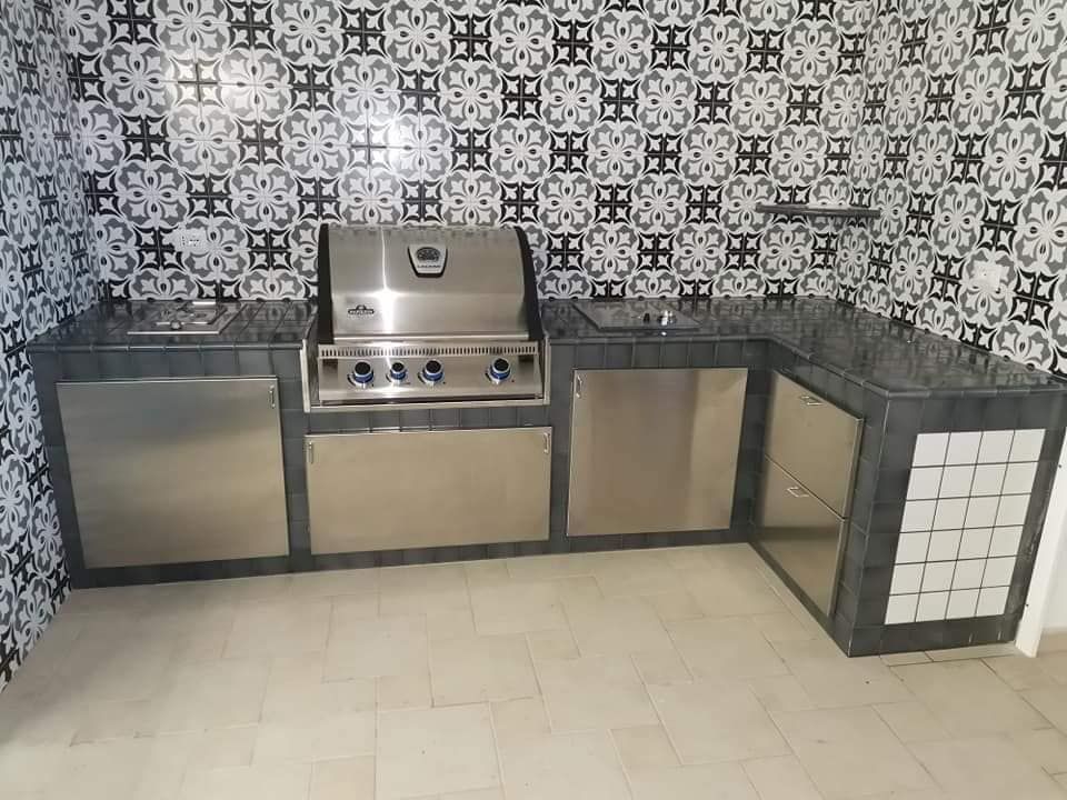 lavorazione in acciaio, cucina in acciaio