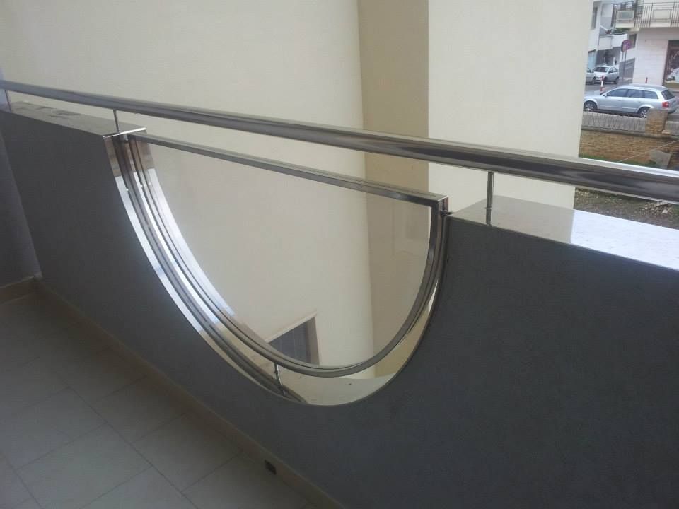 lavorazioni in acciaio, parapetto, terrazzo