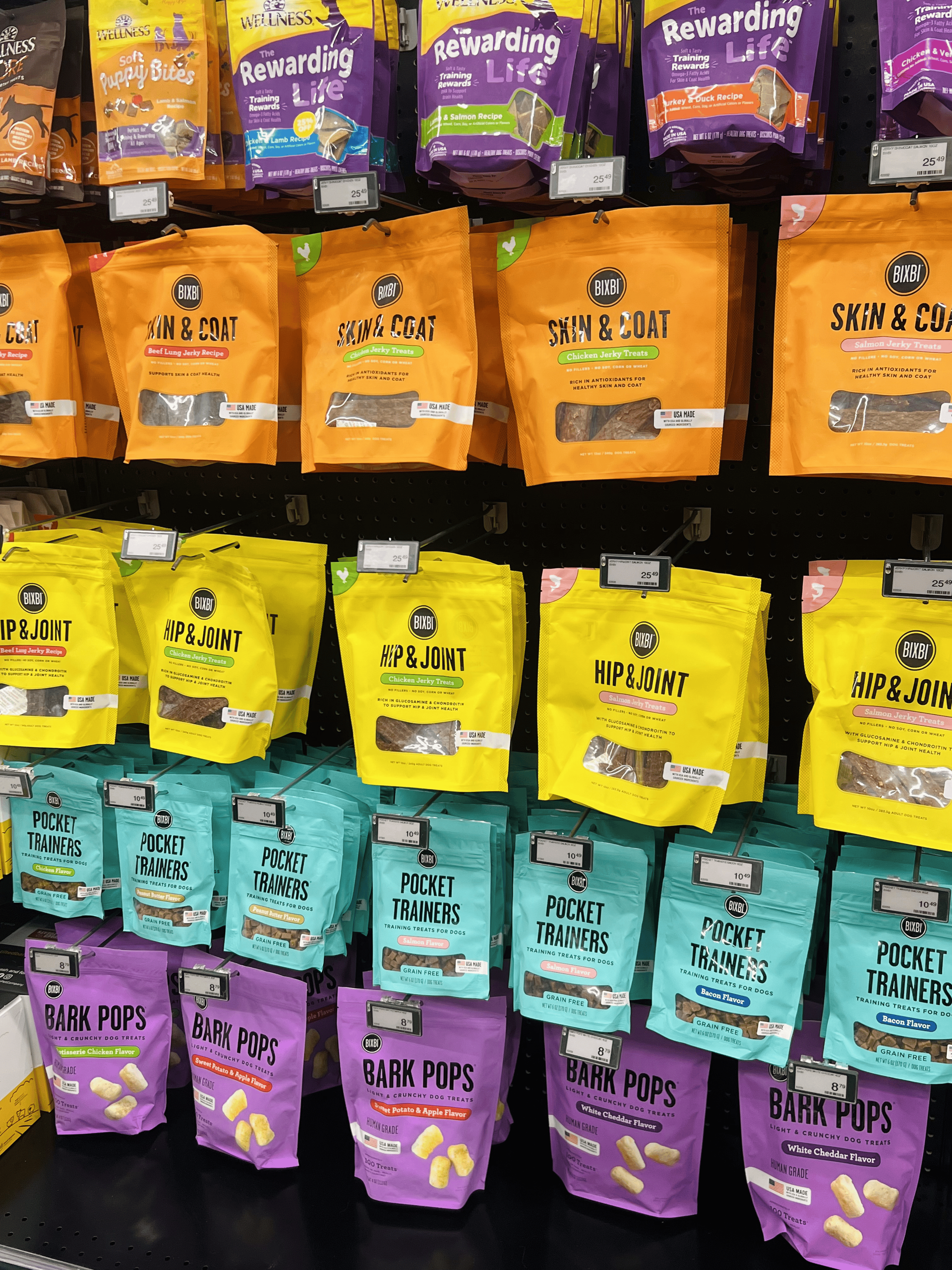 display on bixbi treats