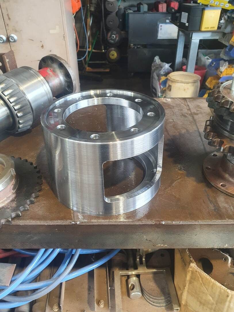 Newly Fabricated Housing Adaptor — Steel Fabrication in Winnellie, NT