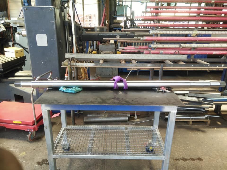 Work Bench With New Steel Rod — Steel Fabrication in Winnellie, NT