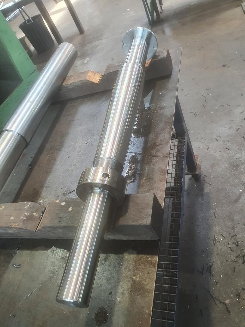 Steel Shafts on a Rack— Steel Fabrication in Winnellie, NT