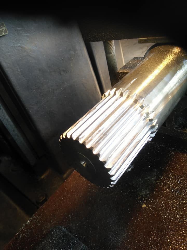 Drive Shaft After Being Machined — Steel Fabrication in Winnellie, NT