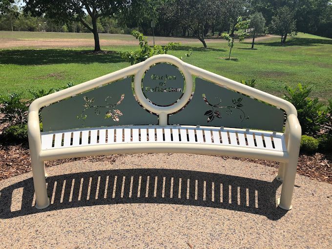 Garden of Reflection Bench — Preston’s NT in Winnellie, NT