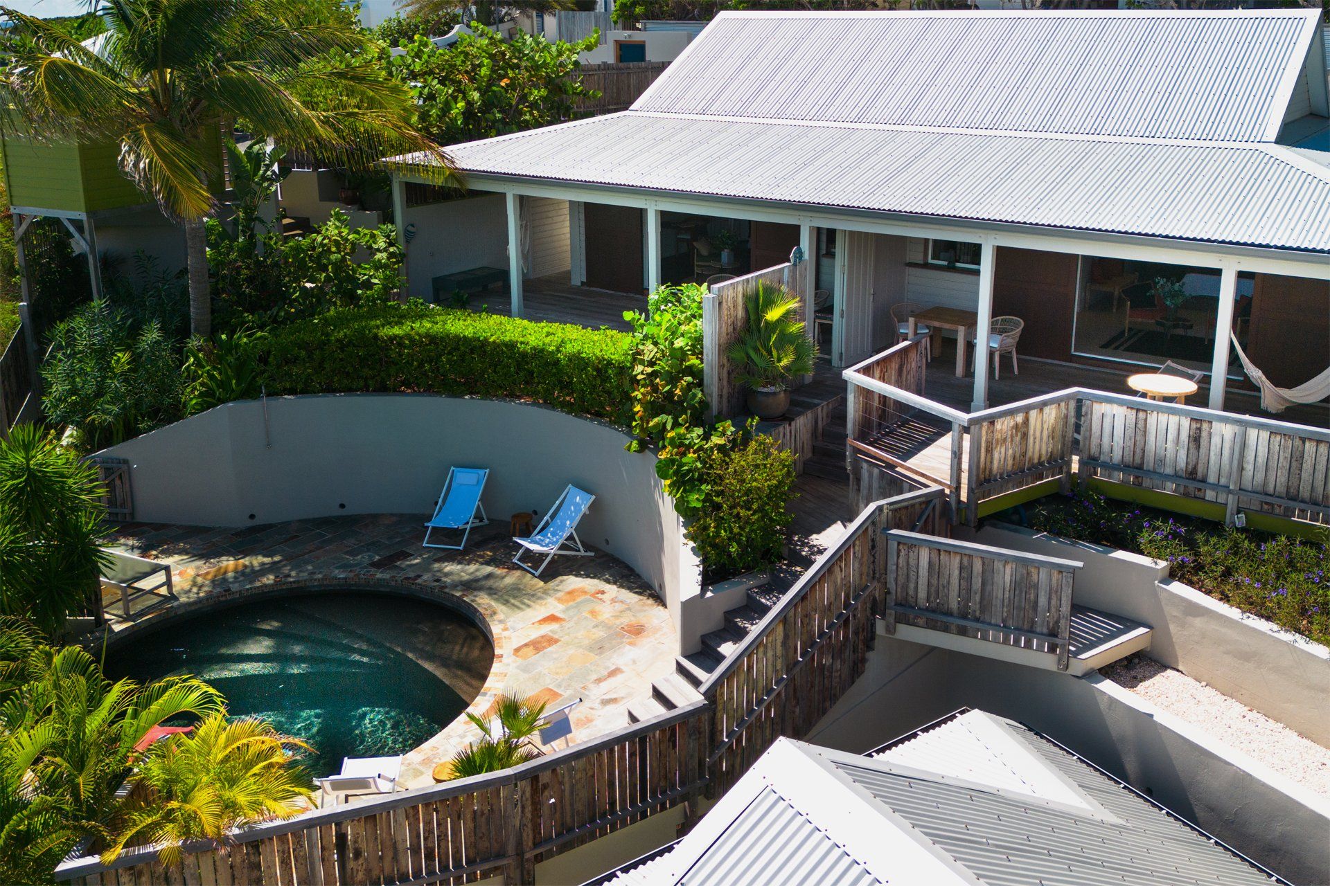 Karibuni St Martin - Caribbean hotel with pool