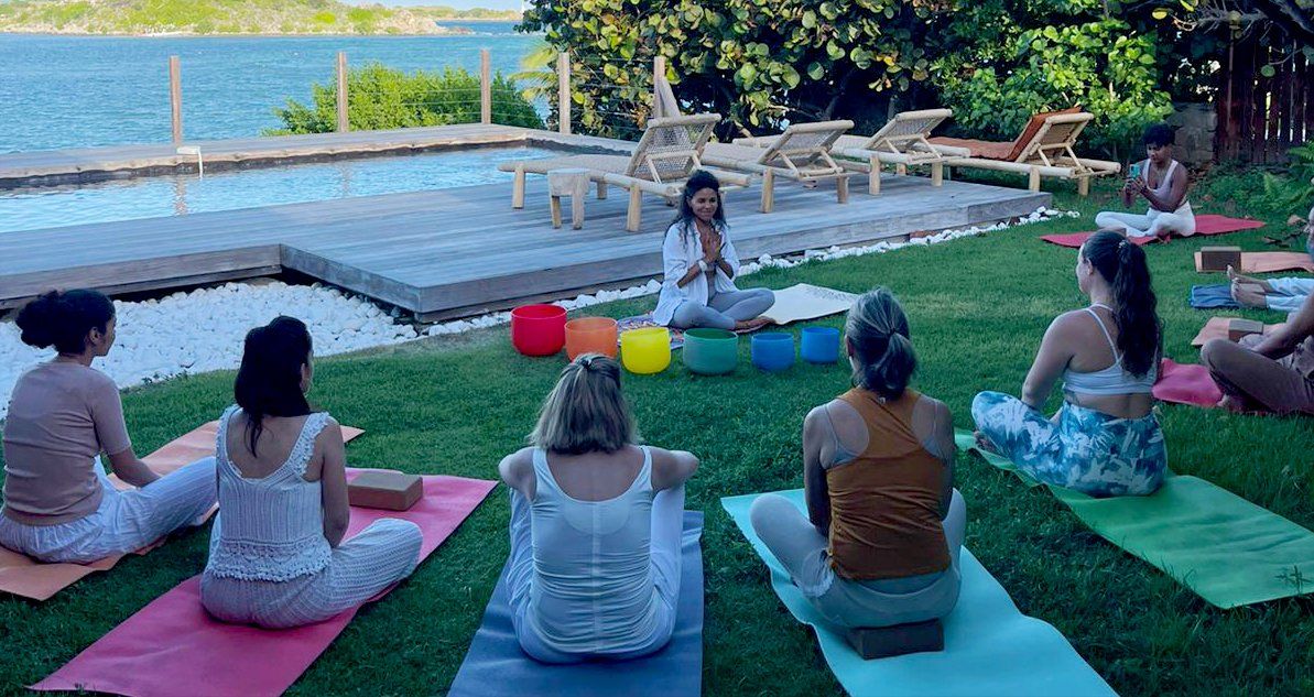 St Martin - Yoga Retreat in the Caribbean, singing bowls and meditation