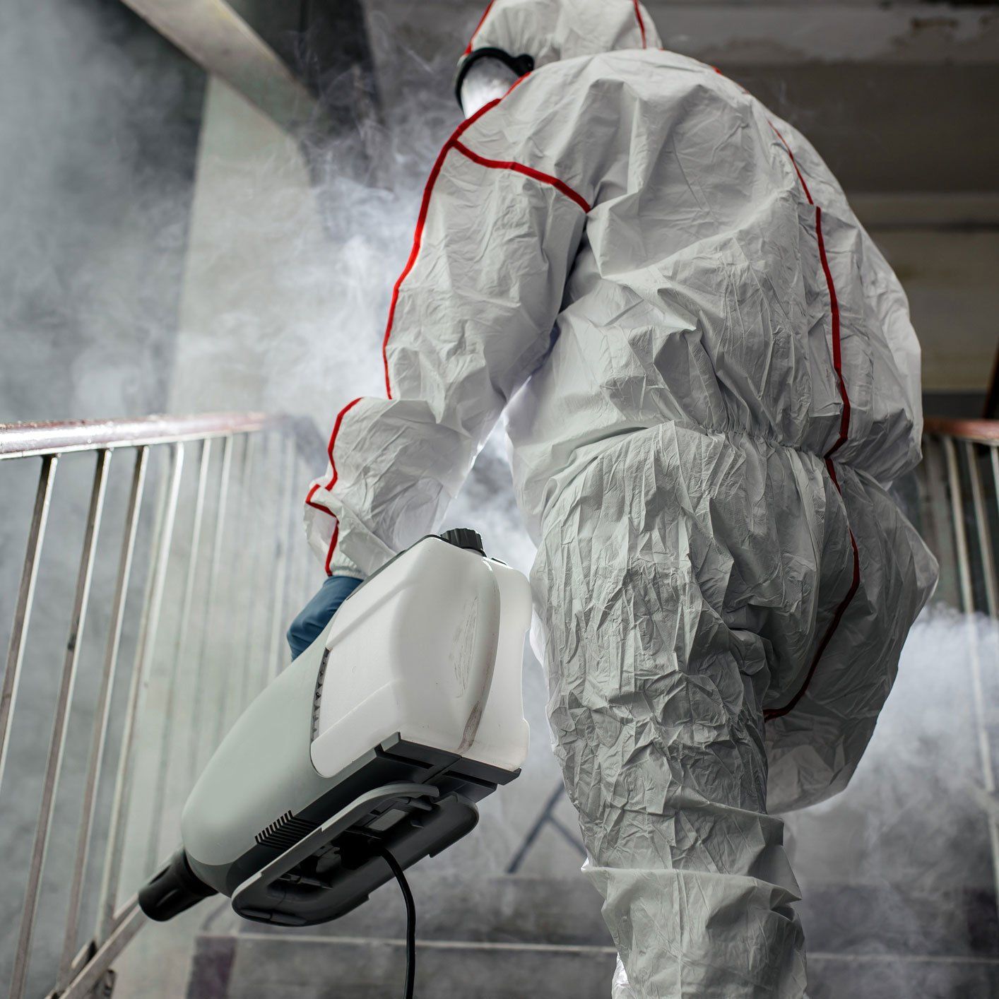 Worker Spraying — Oklahoma City, OK — AAS Environmental