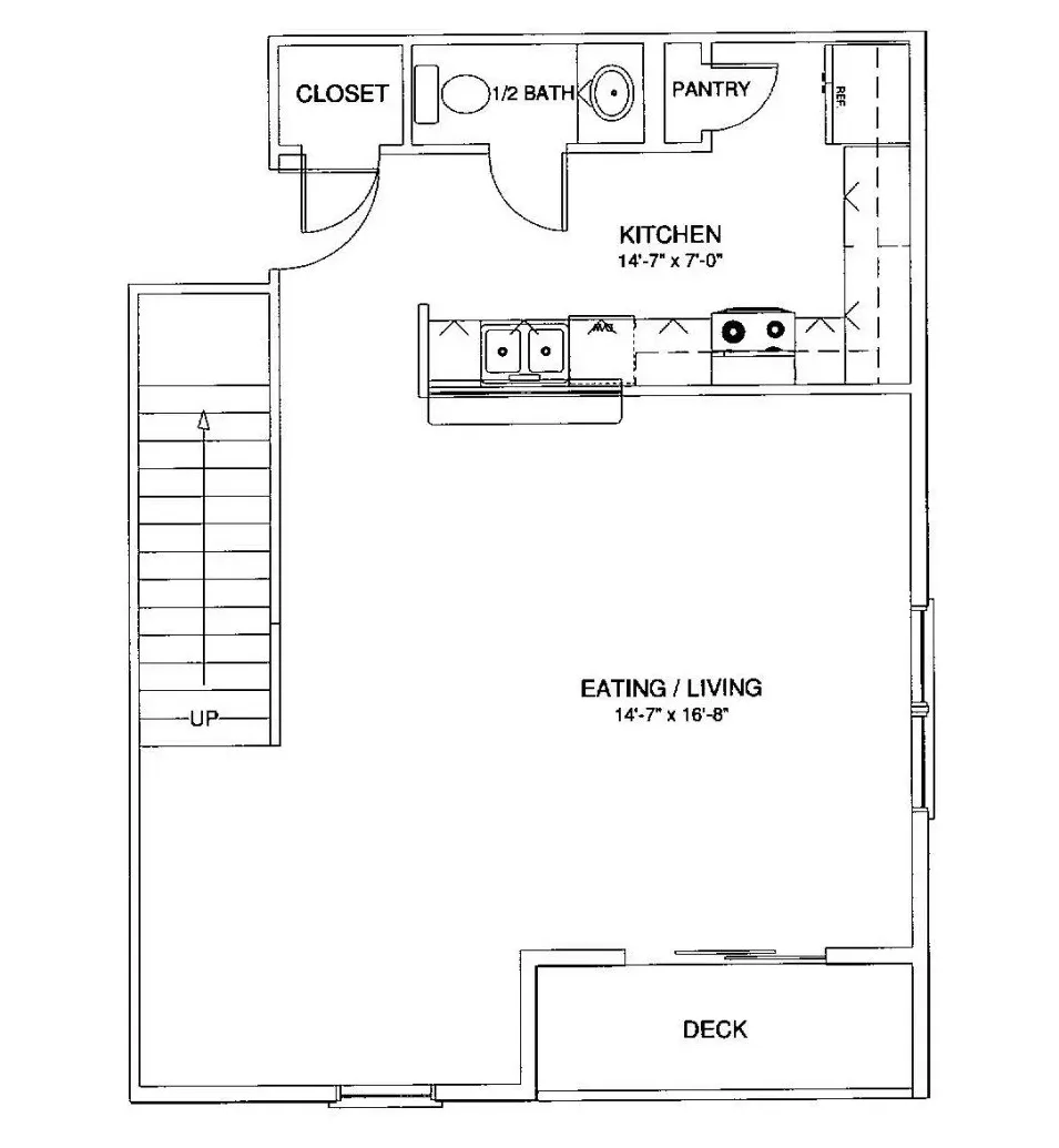 2 Bedroom Townhouse with Laundry 1st Floor
