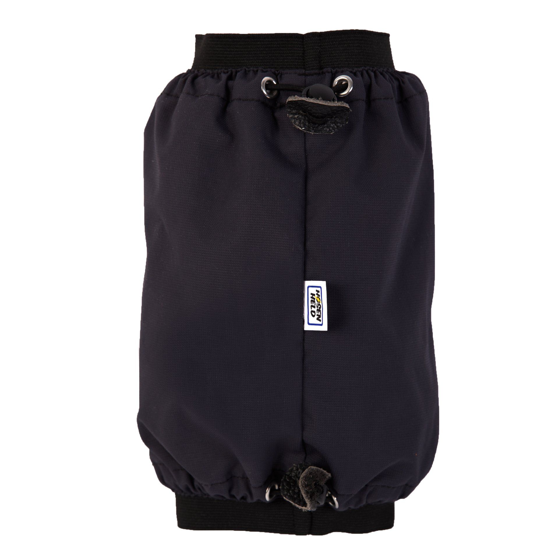 Hosenheld, Rückseite, schwarz, Verschlusssystem