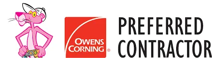 Pink panther is a preferred contractor for owens corning