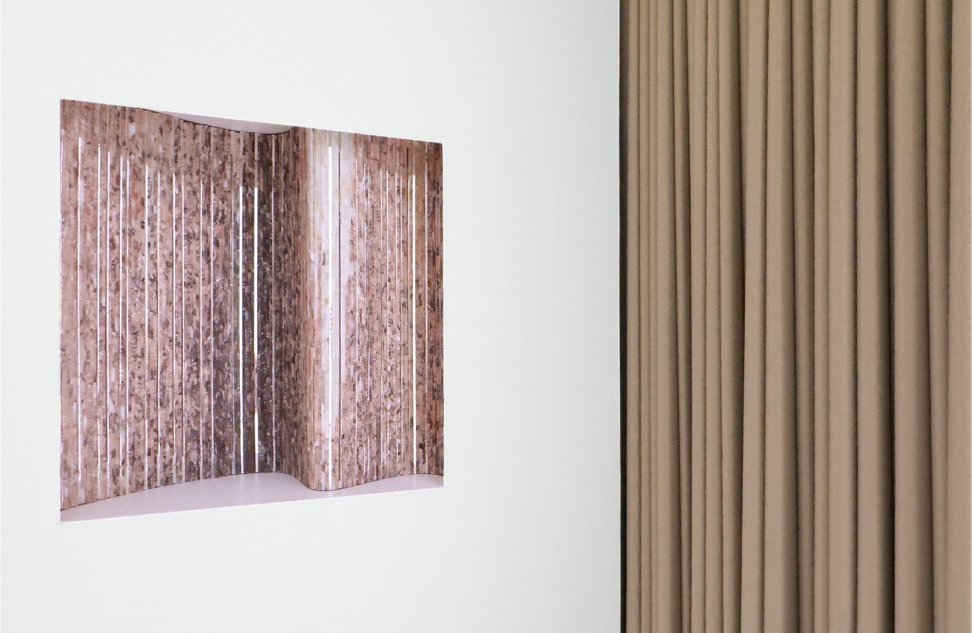 Monostudio.design, Apuana Mosaici, Apuana Marmi Vagli, drappo