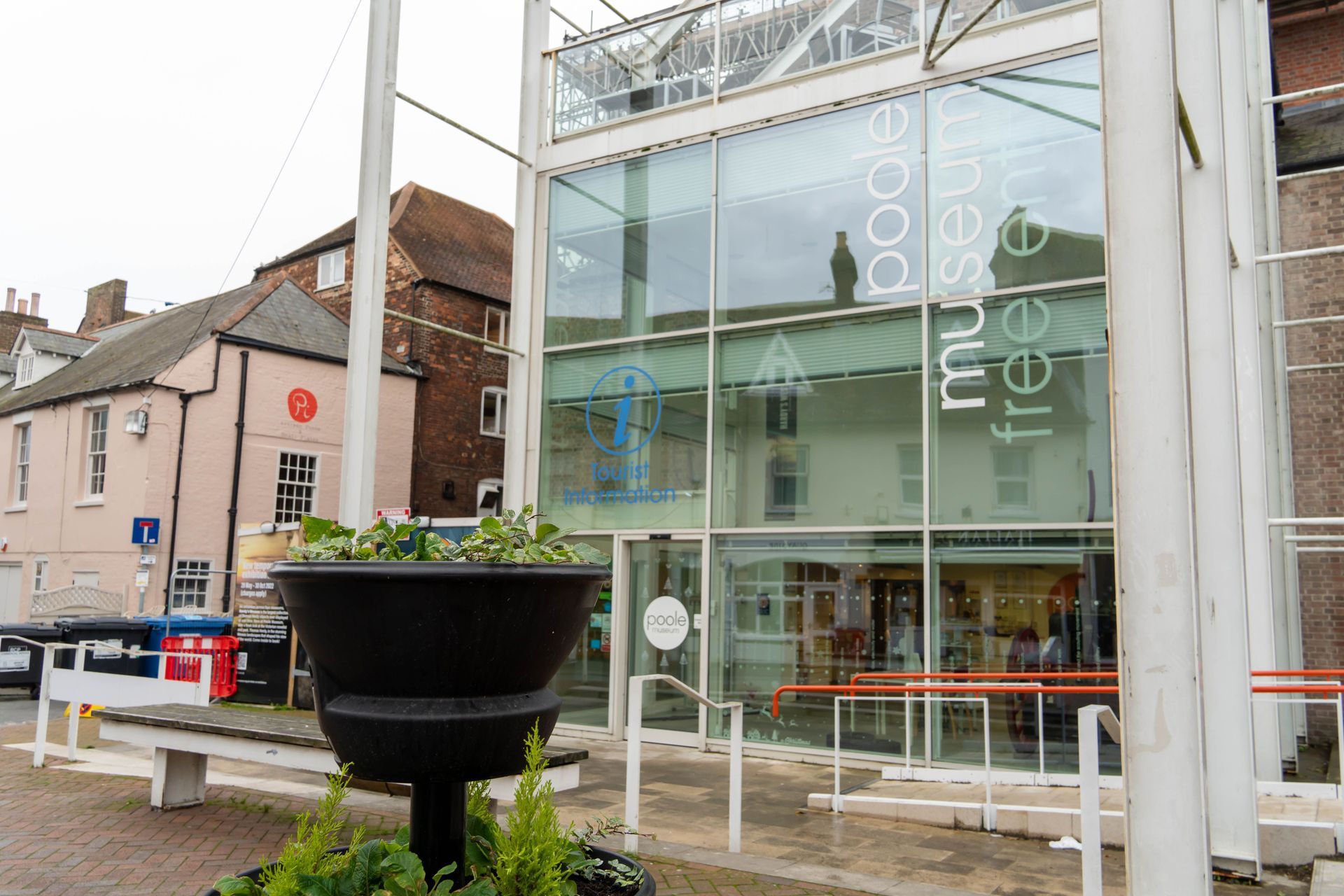 Poole Museum exterior in Dorset offering volunteer opportunities in heritage and culture