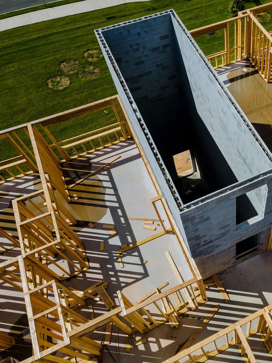 framing of a house