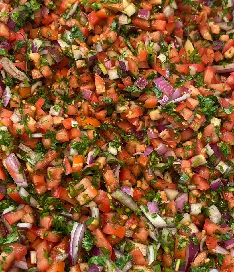fresh homemade pico de gallo