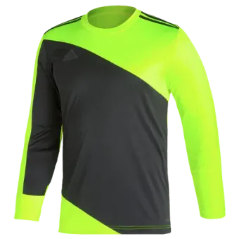 A black and yellow adidas shirt with long sleeves