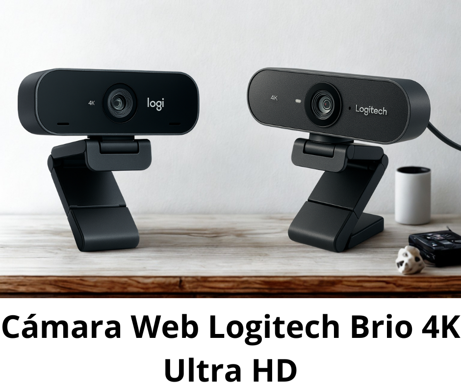 Cámara web Logitech Brio para productividad digital