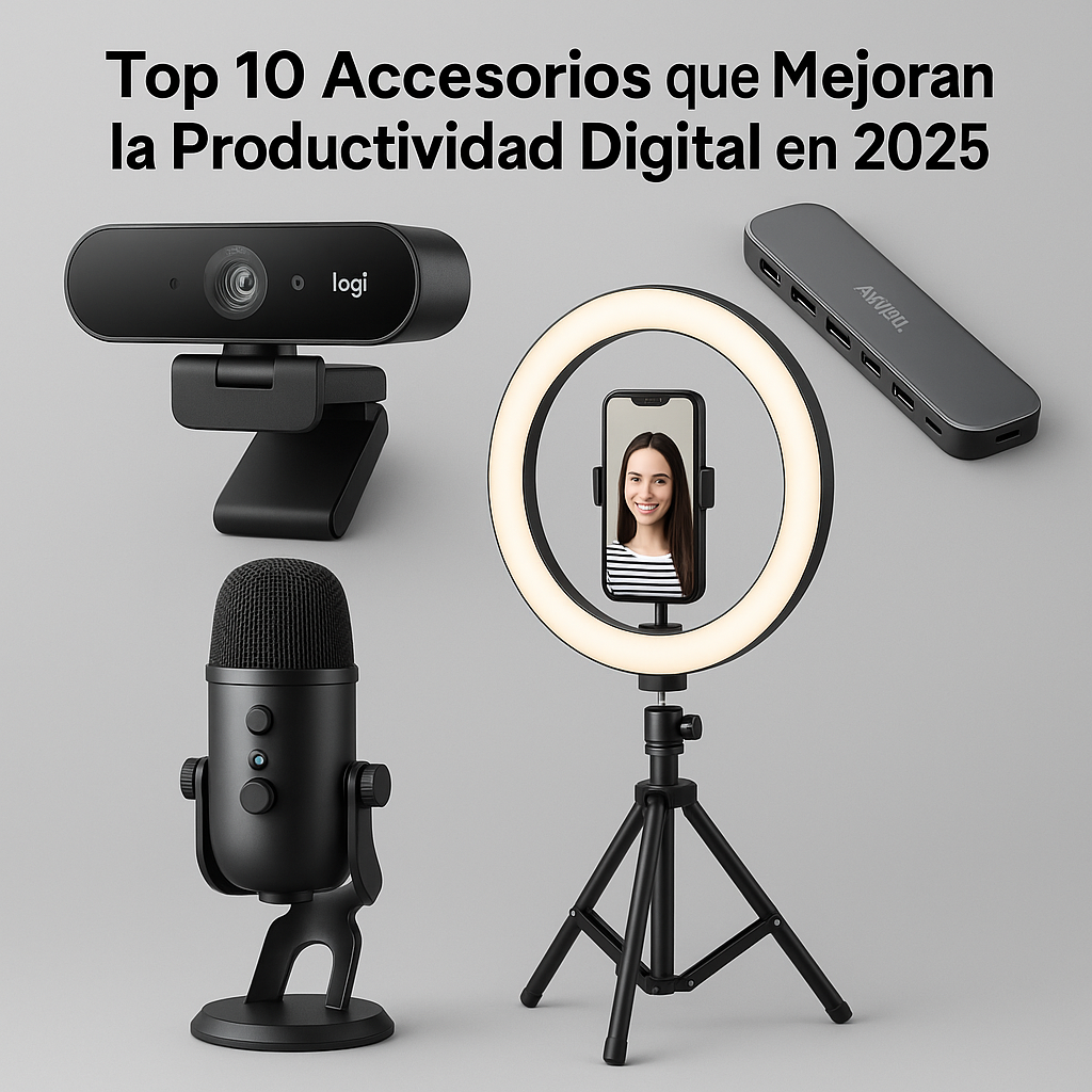  10 Accesorios para Mejorar la Productividad Digital 2025