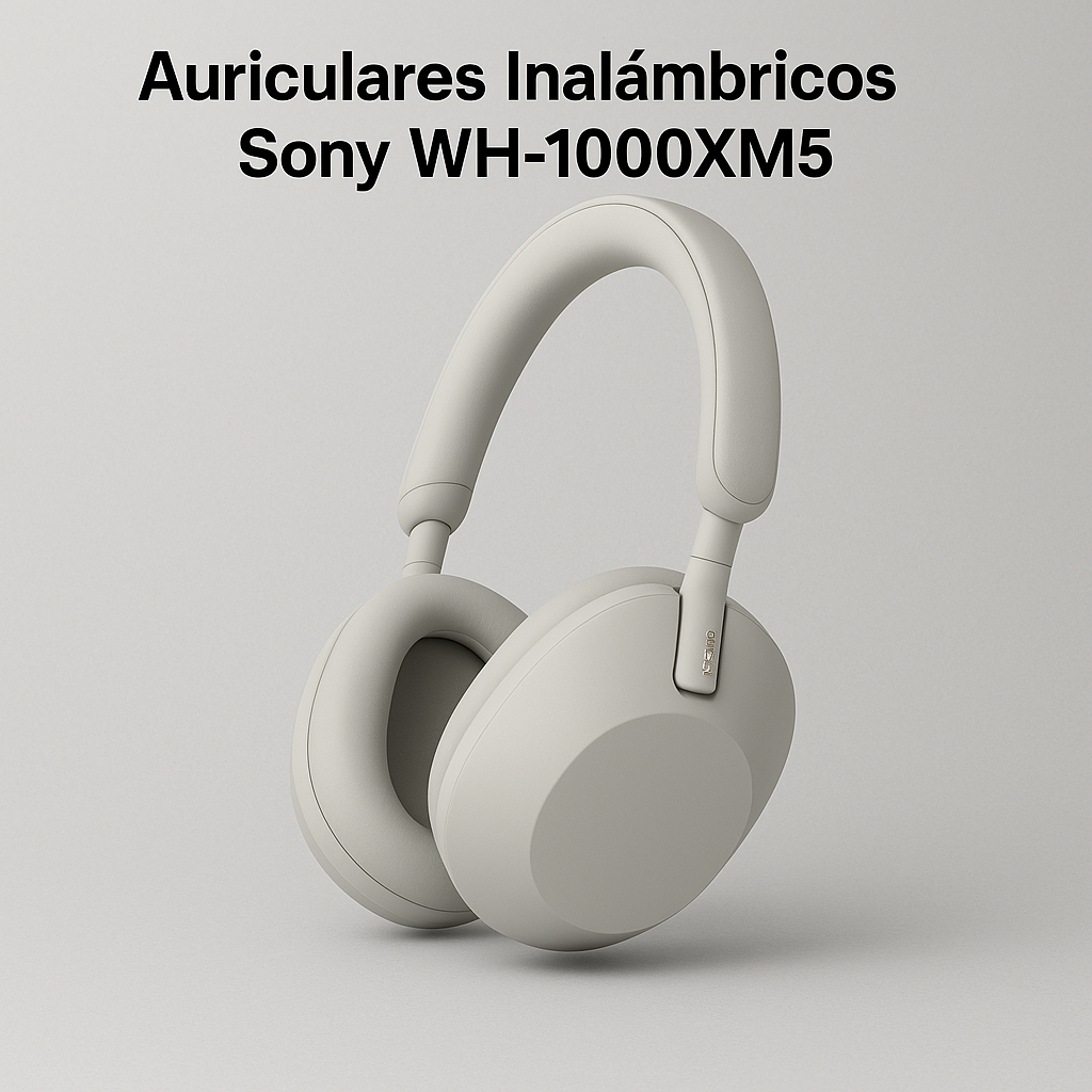 Auriculares Inalámbricos Sony WH-1000XM5 con Cancelación de Ruido