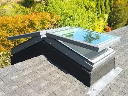 Open Skylight Above The Roof | San Anselmo, CA | Mr Skylight