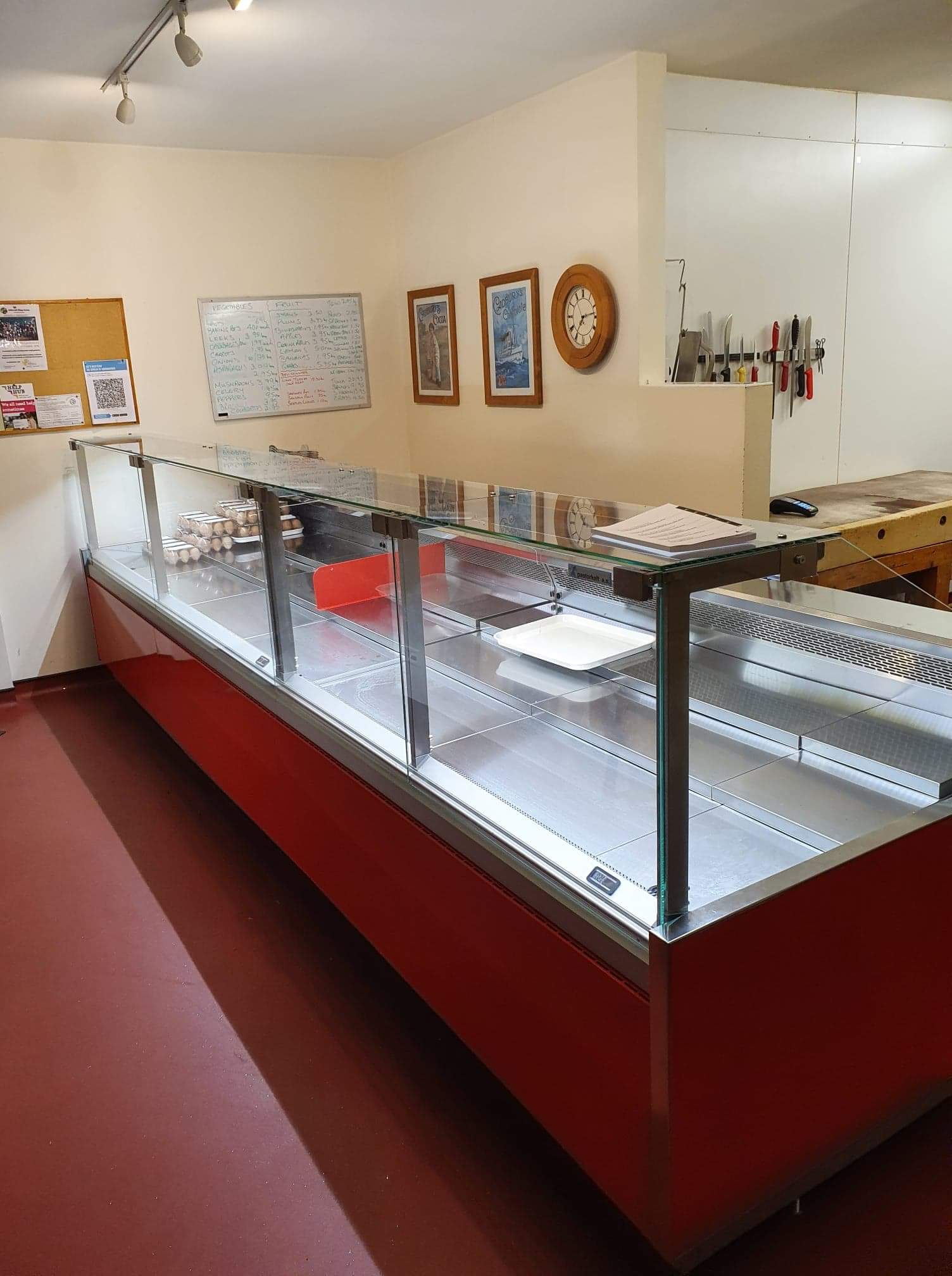 Butchery Serve-Overs with remote refrigeration