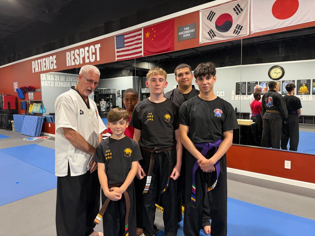 Master Theros and students at Level 10 in Palm Harbor.