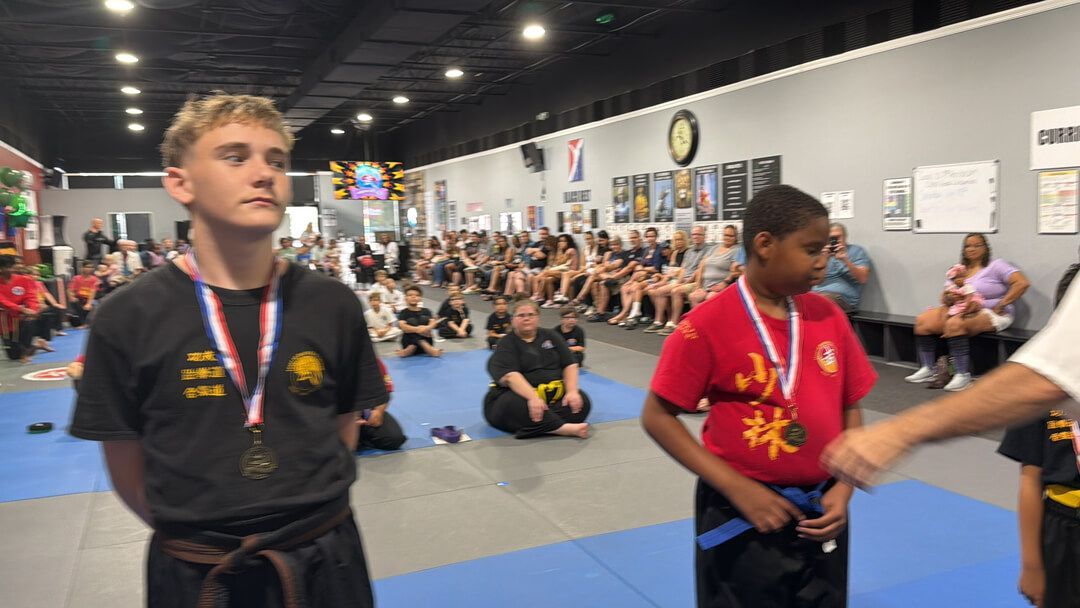 Level 10 Martial Arts students at graduation in Palm Harbor.