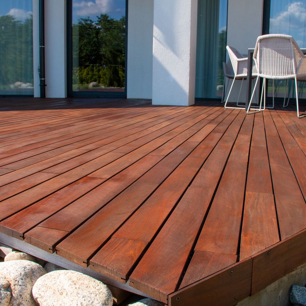 Nice and Clean Wooden Deck