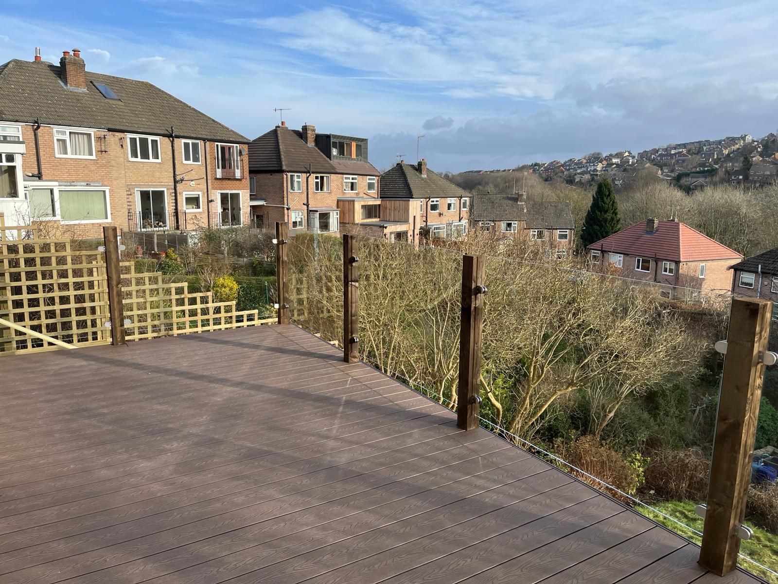 Decking Sheffield decking design to provide a fantastic view