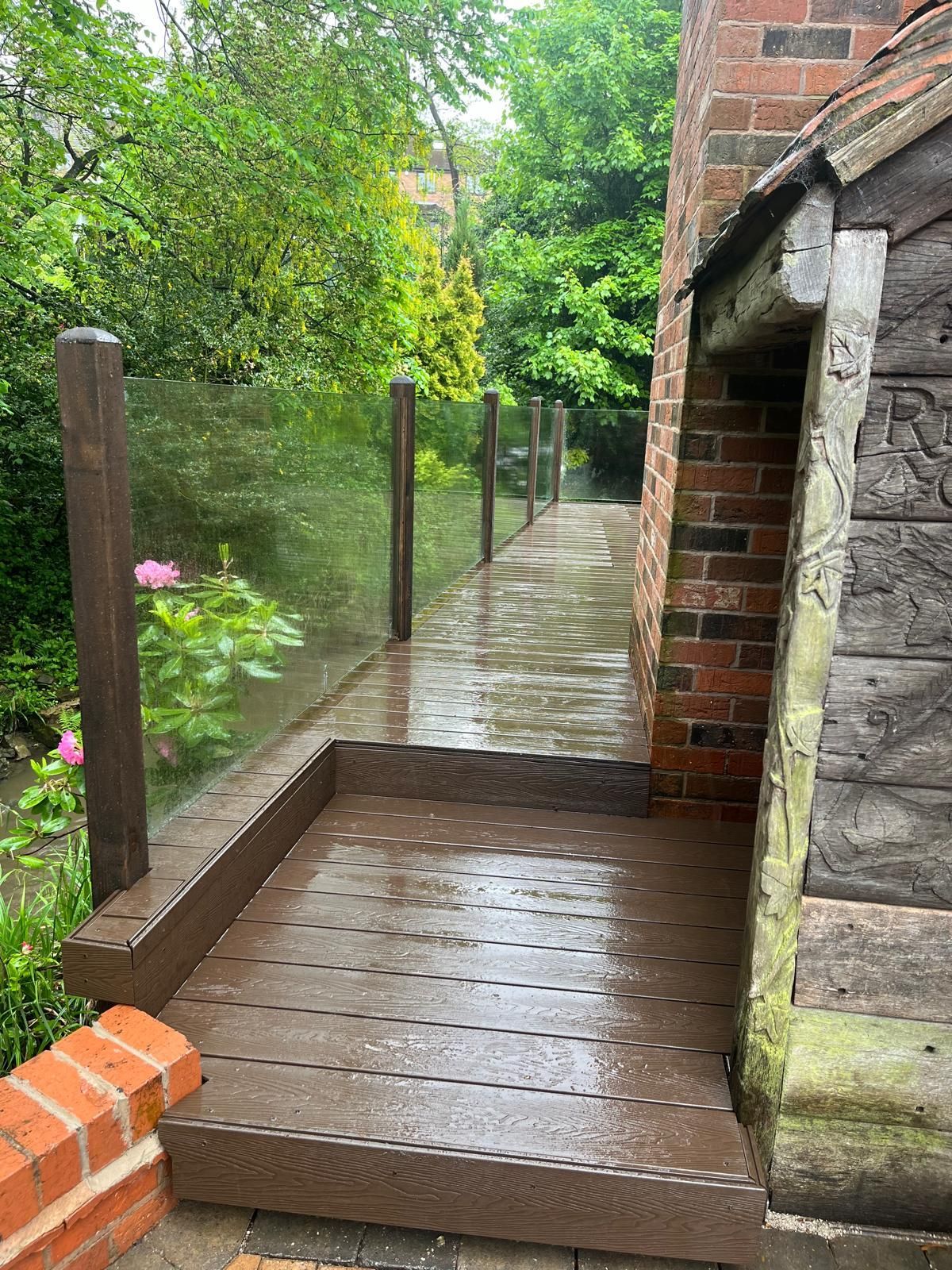 Decking Sheffield decking design to provide a composite decking balcony