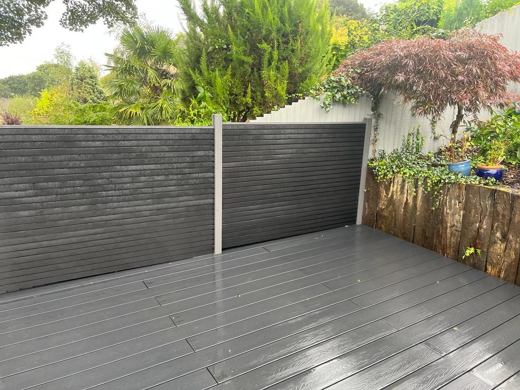 Decking Sheffield decking ideas matching fencing to decking