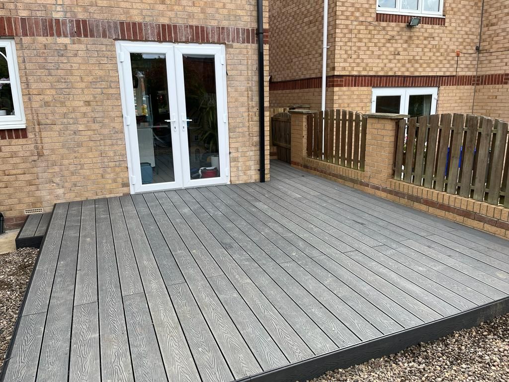 Decking Sheffield decking idea for a small garden in Sheffield