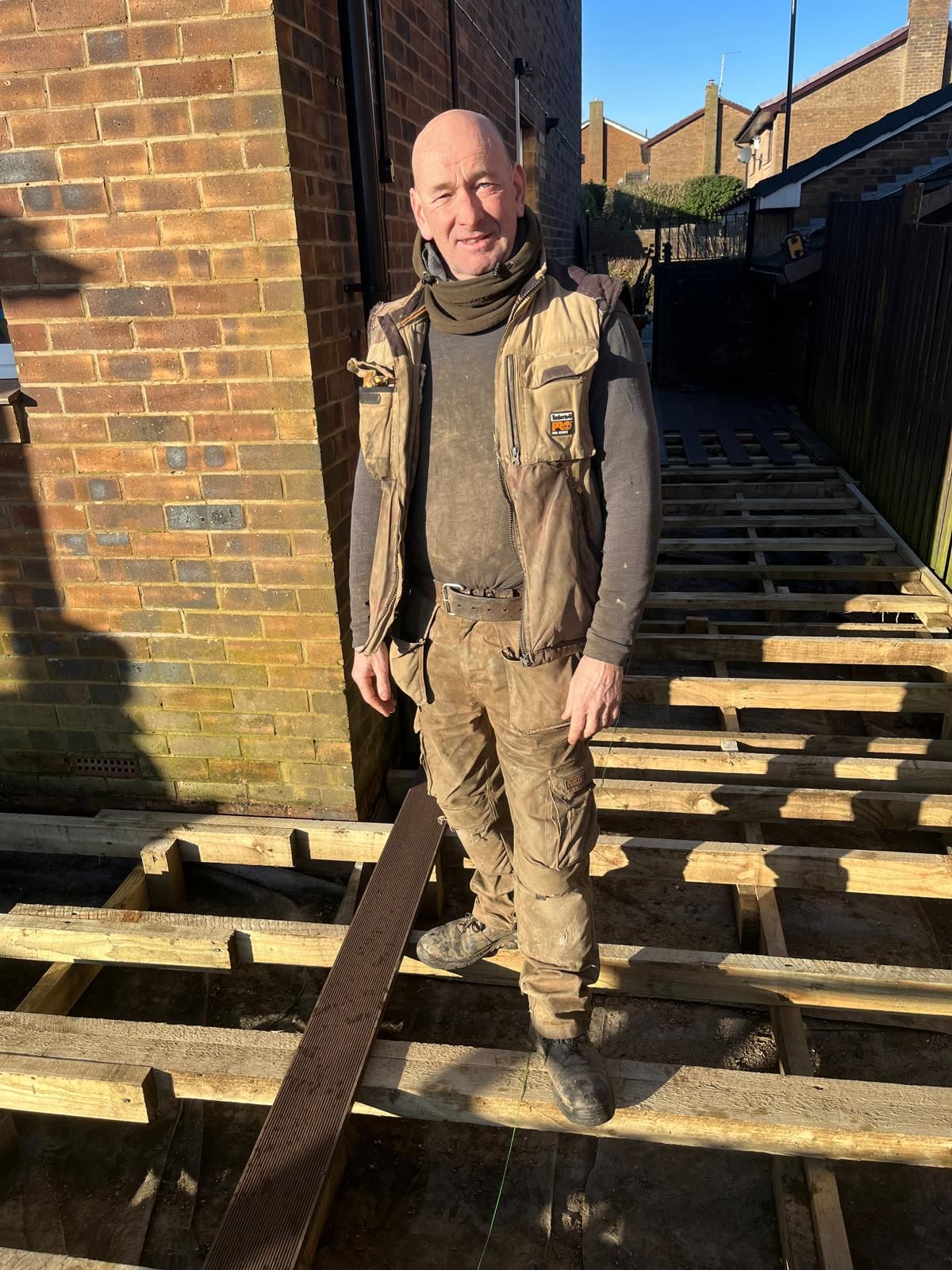 Richard, the owner of Decking Sheffield