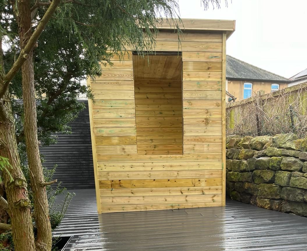 building a garden office in sheffield ready for double glazed window