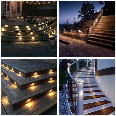 selection of deck lighting