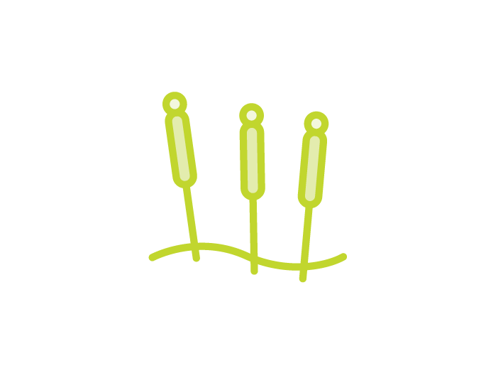 unique icon representing acupuncture