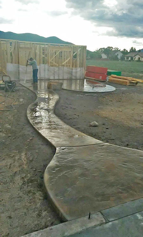 Concrete Decorative Walkway