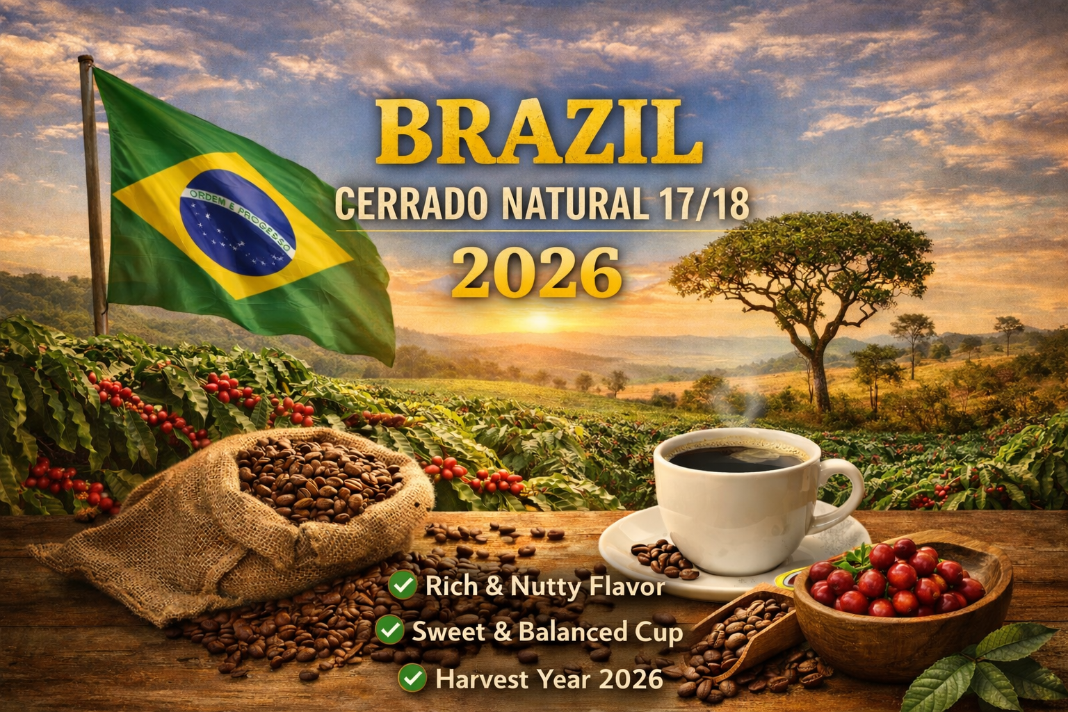 BRAZIL CERRADO NATURAL 17/18 2026