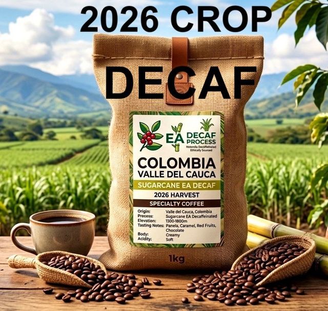 COLOMBIA VALLE DEL CAUCA SUGARCANE EA DECAF 2026