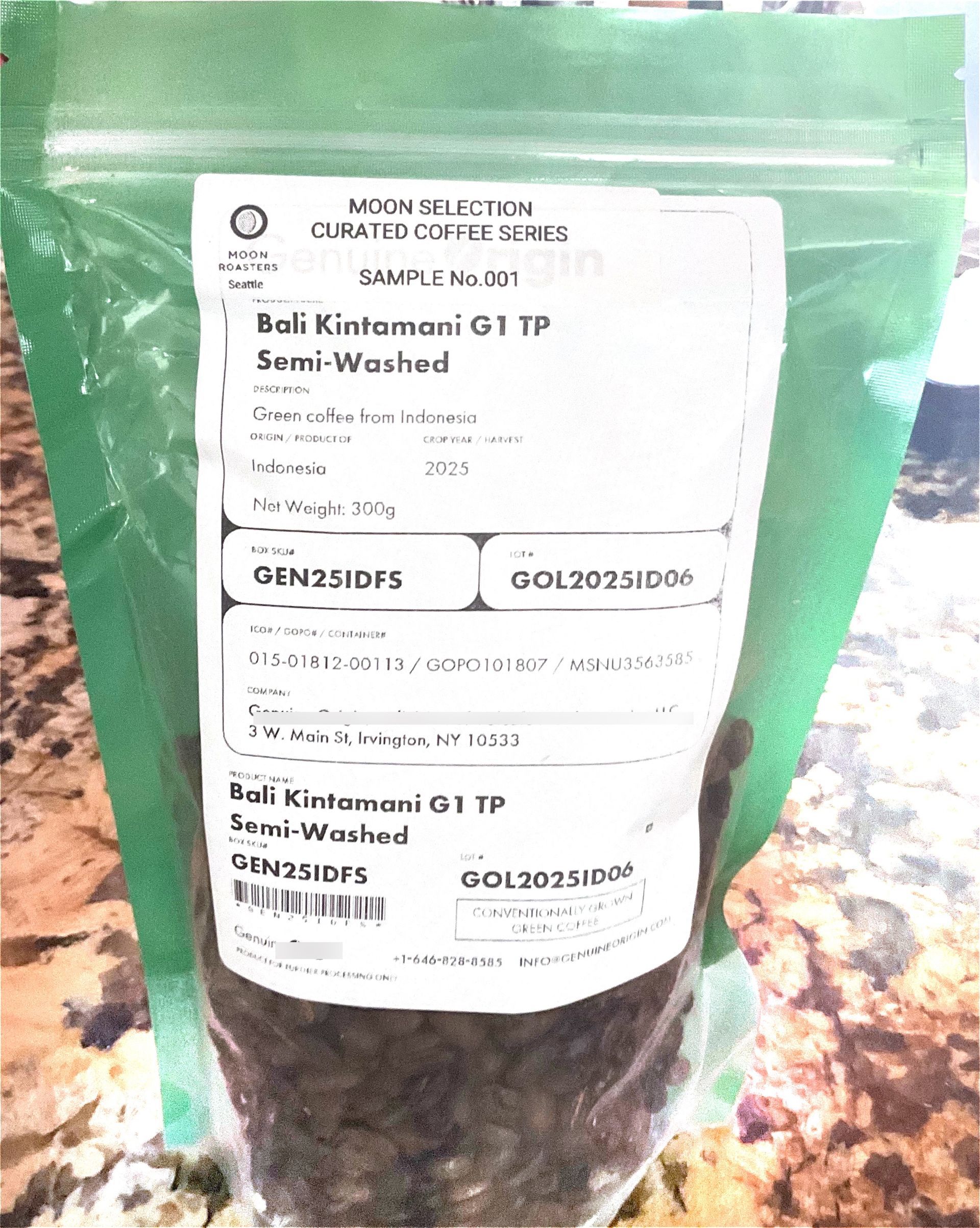 Moon Selection - Curated Coffee Series No.1 Bali Kintamani Semi-Washed