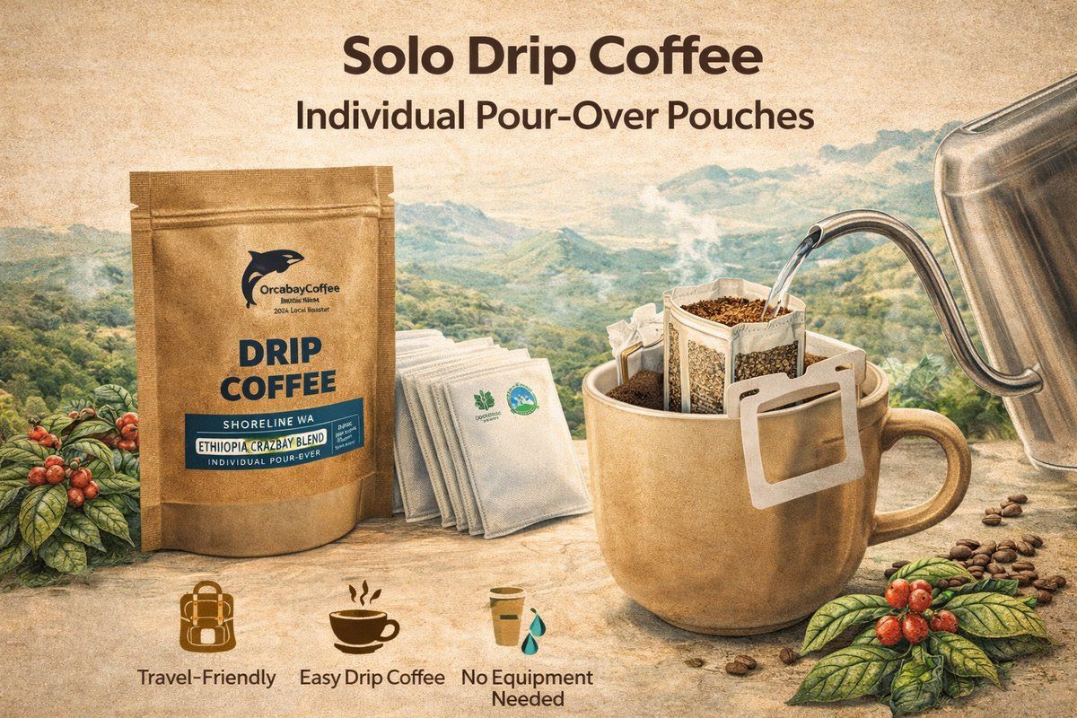 Solo Drip Coffee – Individual Pour-Over Pouches (Bulk Pack)
